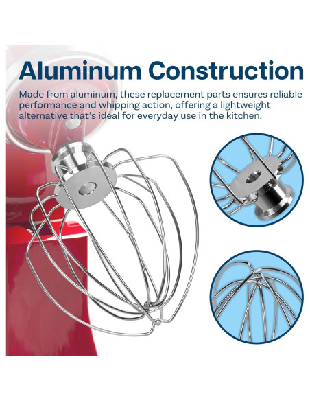 Kit de Accesorios 3 Piezas para Batidoras KitchenAid 5 Cuartos