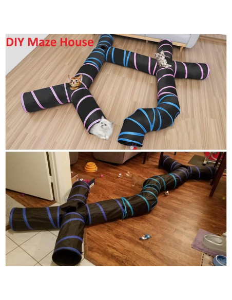 Túneles Interactivos para Gatos Aolowewin Tipo S 50.8cm