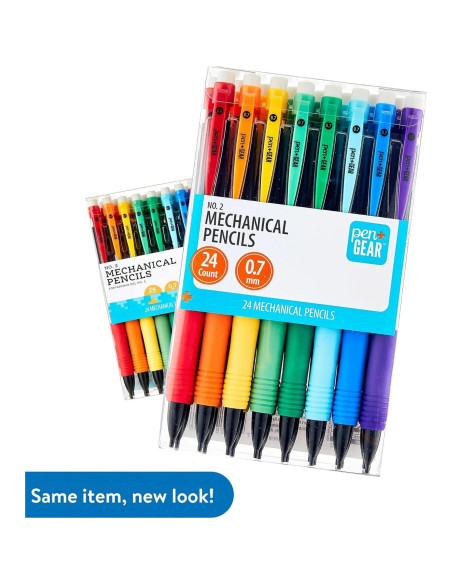 Lápices Mecánicos No. 2 PenGear - 24 Unidades 0.7mm