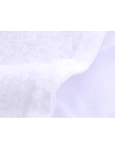 Paquete de 2 mantas swaddle Sherpa Spotted Play - Acuamarina y Blanca