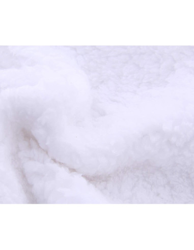 Paquete de 2 mantas swaddle Sherpa Spotted Play - Acuamarina y Blanca