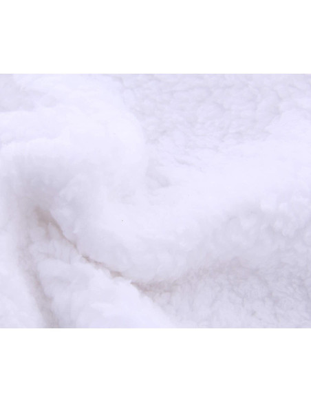 Paquete de 2 mantas swaddle Sherpa Spotted Play - Acuamarina y Blanca