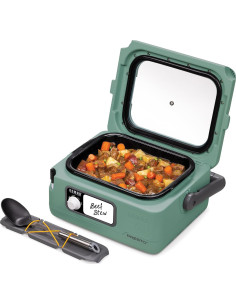 Olla de Cocción Lenta Presto 06016 6 Cuartos Verde para Viajar 2