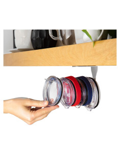 Organizador de Tapas de Vaso ELYPRO Acero Inoxidable 16.3cm