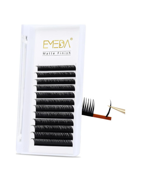Puntas de Extensiones de Pestañas Premontadas EMDDA 0.07 C Curl 8-15mm