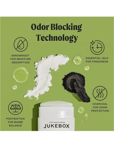 Desodorante Natural Dr. Squatch Jukebox 75g - Sin Aluminio