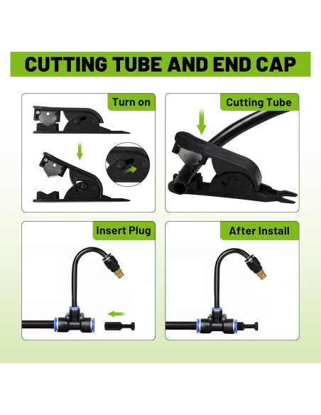 Kit de Riego por Goteo Kekangerly 30.48 m con Aspersores 360