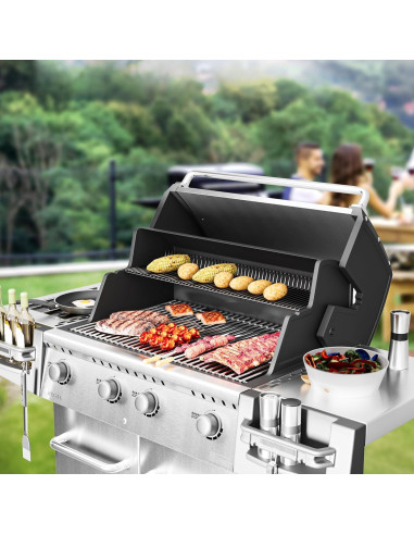 Rejilla de Cocina Acero Inoxidable LOCVCDA 15" para Weber