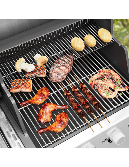 Rejilla de Cocina Acero Inoxidable LOCVCDA 15" para Weber