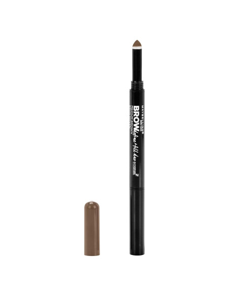 Lápiz y Polvo Rellenador de Cejas Maybelline 2-en-1 Marrón Medio 0.6g