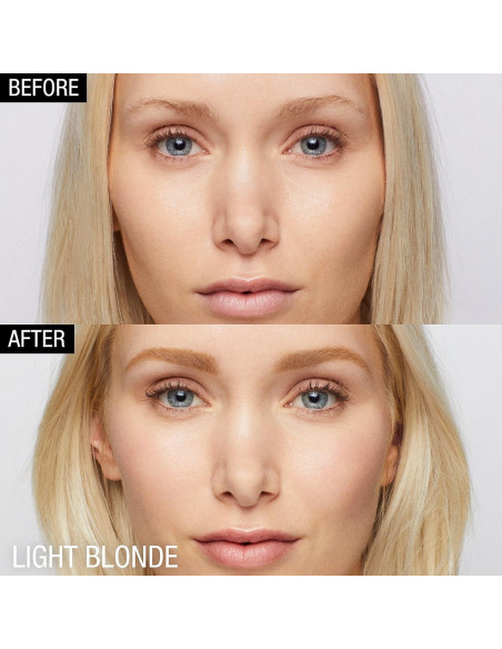 Lápiz y Polvo Rellenador de Cejas Maybelline 2-en-1 Marrón Medio 0.6g