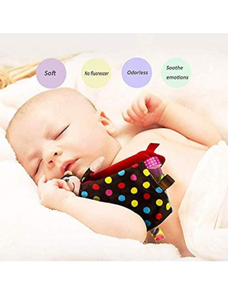 Manta de Seguridad Inchant Mono Colorido - Suave Peluche 33cm