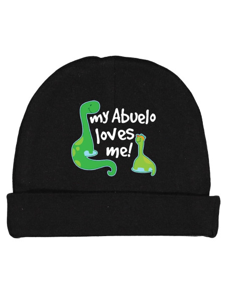 Gorro de Bebé Inktastic Mi Abuelo Me Ama Dinosaurio