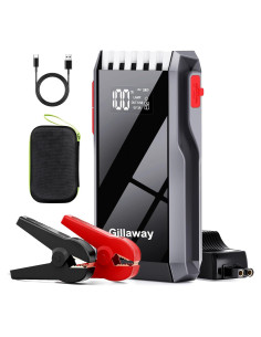 Arrancador de Batería Portátil Gillaway 4000A 12V con LCD