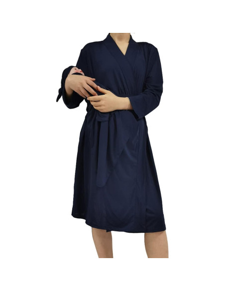 Conjunto de Bata de Maternidad SUFEINI con Arrullo y Diadema