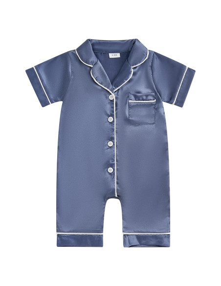 Pijama de Seda Satinada Kuriozud para Niños 0-24 Meses