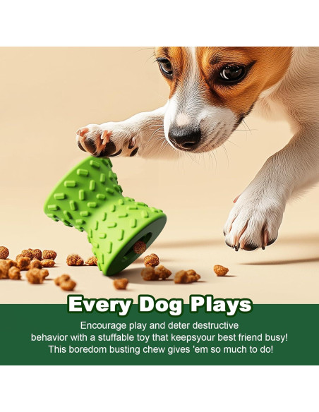 Juguete Dispensador de Golosinas para Perros Doudele Verde