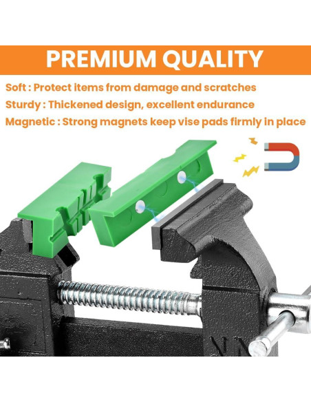 Almohadillas de Mandíbulas de Tornillo Loyanger 2 Pares TPU