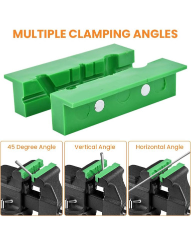 Almohadillas de Mandíbulas de Tornillo Loyanger 2 Pares TPU