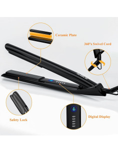 Plancha de Cabello 2 en 1 ALEELAI con Placas Flotantes 3D 2