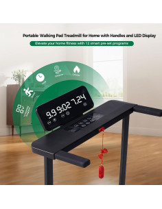 Caminadora Eléctrica Plegable HevGlrm 3.5HP para Casa 2