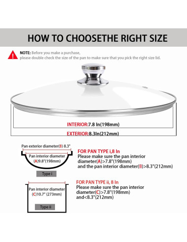 Tapa de sartén de vidrio 20 cm Laplad, apta para lavavajillas