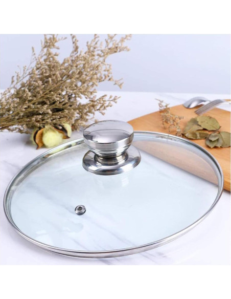Tapa de sartén de vidrio 20 cm Laplad, apta para lavavajillas