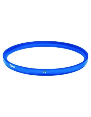Filtro UV Vivitar 52mm con tapa de lente ajustable