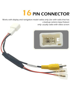 Cable de Conexión de Cámara de Respaldo 4 Pines Arwrilt 2