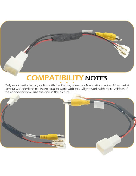Cable de Conexión de Cámara de Respaldo 4 Pines Arwrilt