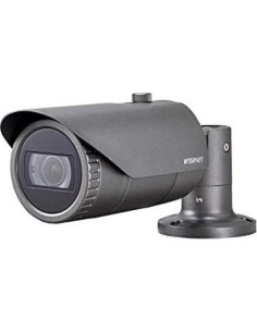 Cámara Bullet de Red IR Hanwha QNO-6012R 2MP Lente 2.8mm 2