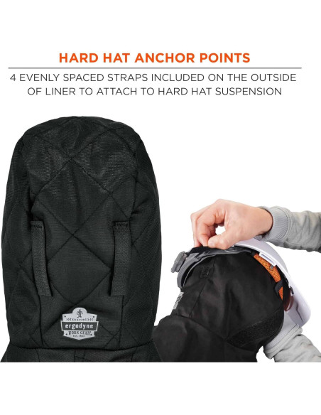 Forro de Casco de Invierno Ergodyne N-Ferno 6867 3 Capas Aislado