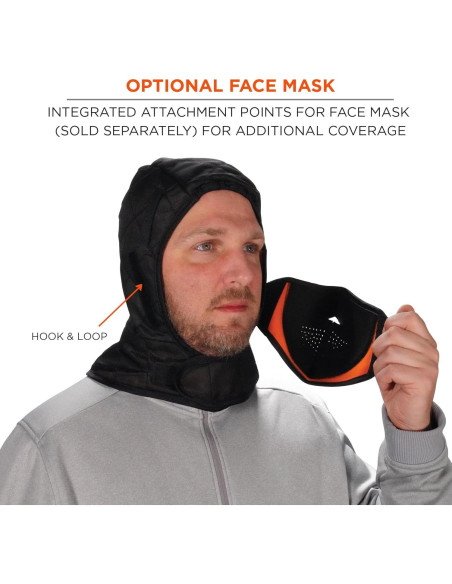 Forro de Casco de Invierno Ergodyne N-Ferno 6867 3 Capas Aislado