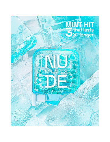 NUDE Mints | Cápsulas Líquidas Menta Pimentada - 300 Unidades