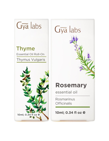 Set de Aceites Esenciales Gya Labs 2x10ml - Tomillo y Romero