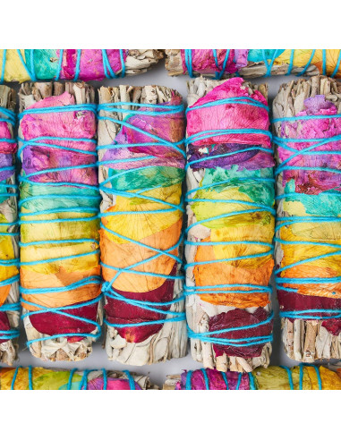 Varitas de Salvia Blanca Natural JL Local 10 cm - Limpieza Energética