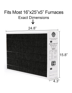 Filtro de Aire Lennox X6672 Merv 16 40.64x63.5x12.7 cm HVAC 2
