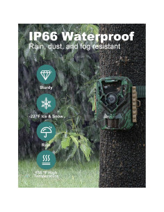 Cámara de Sendero KJK GE-HC201-1 36MP 2.7K Visión Nocturna 2