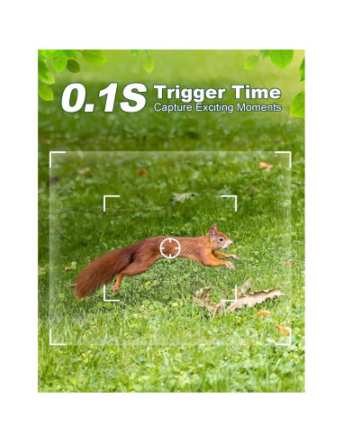 Cámara de Sendero KJK GE-HC201-1 36MP 2.7K Visión Nocturna