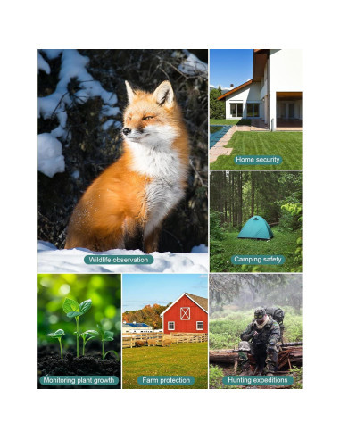 Cámara de Sendero KJK GE-HC201-1 36MP 2.7K Visión Nocturna