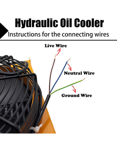 Enfriador de Aceite Hidráulico PreAsion 110V 100L/min Aluminio