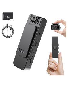 Cámara Corporal Intepoll SCAM-T004 1080P Magnética Compacta