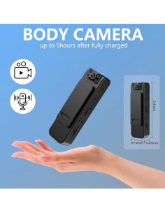 Cámara Corporal Intepoll SCAM-T004 1080P Magnética Compacta 2