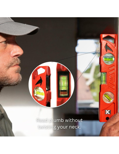 Nivel de Torpedo Magnético Kapro 923 - Aluminio 25.4 cm