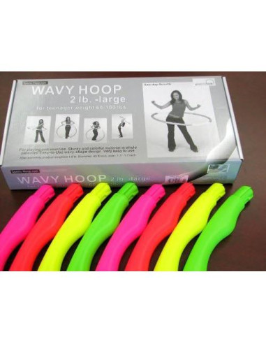Aro de Ejercicio Ponderado Sports Hoop 0.8kg 103cm Neon