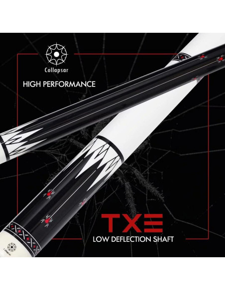 Taco de Billar Collapsar TXE con Funda Dura 19 oz 100% Arce