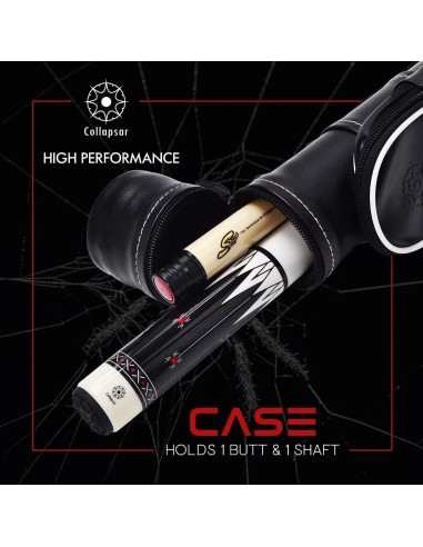 Taco de Billar Collapsar TXE con Funda Dura 19 oz 100% Arce