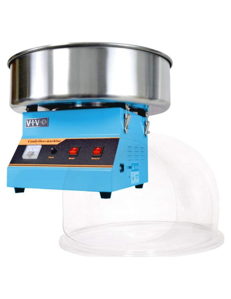 Máquina de Algodón de Azúcar VIVO 1030W Azul con Tazón 50.8cm