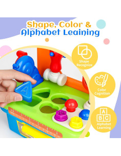 Juego de Herramientas Educativo Cinne para Niños 1-2 Años 2