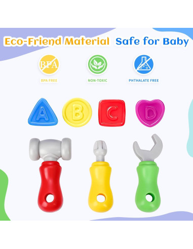 Juego de Herramientas Educativo Cinne para Niños 1-2 Años